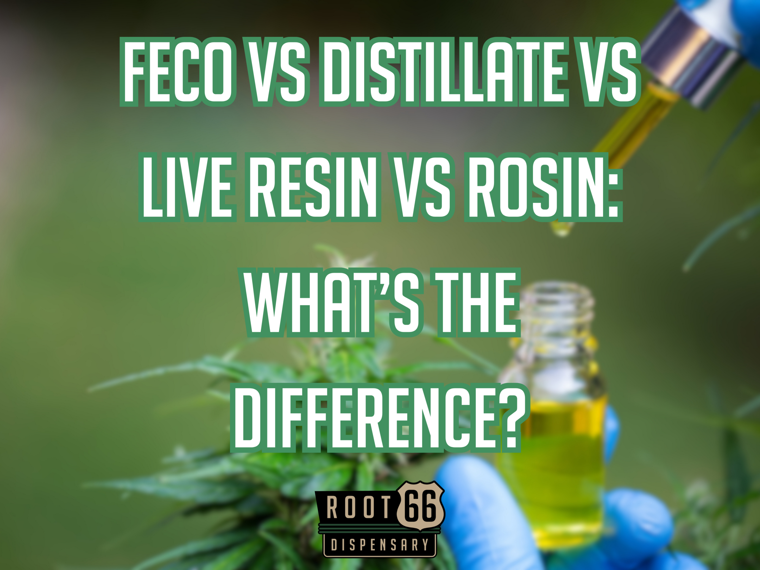 FECO vs Distillate vs Live Resin vs Rosin: What’s the Difference?