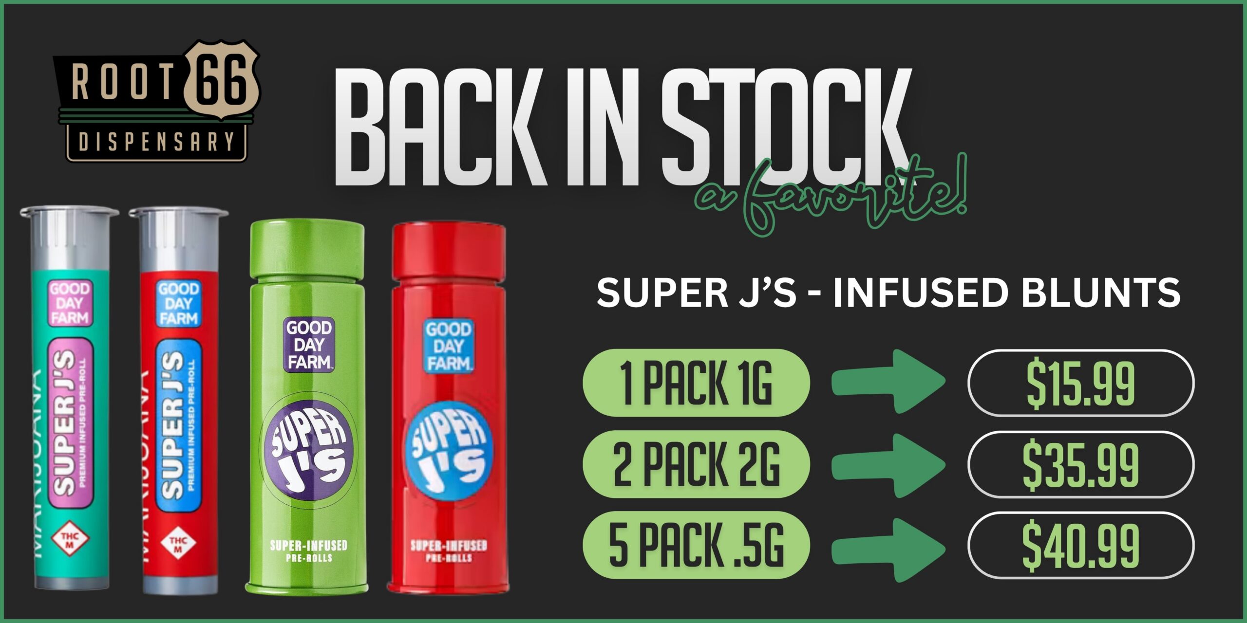 Super J’s Back in Stock